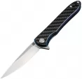 Artisan Shark Linerlock CF D2 - ATZ1707PSCF