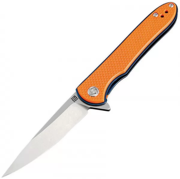 Artisan Shark Linerlock Orange D2 ATZ1707PSOEF