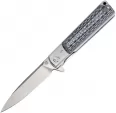 Artisan Classic Linerlock Black/White - ATZ1802PBGC