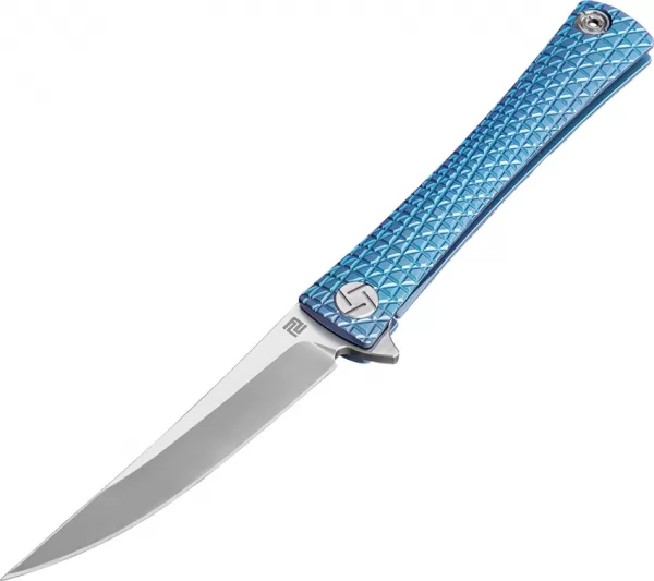 Artisan Waistline Framelock Blue S35VN ATZ1805GBUS