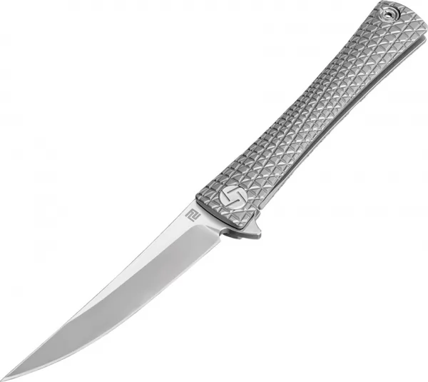 Artisan Waistline Framelock Gray M390 ATZ1805GGYM