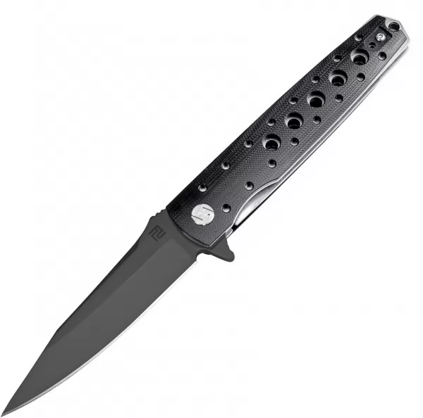 Artisan Virginia Linerlock D2 Black ATZ1807PBBK