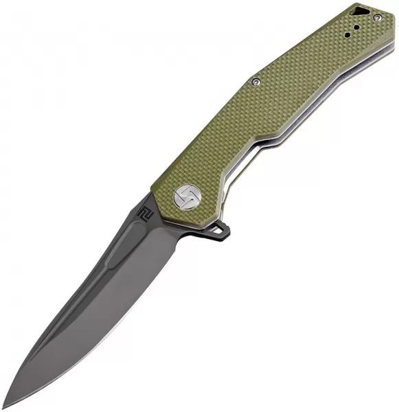 Artisan Zumwalt Linerlock D2 Green ATZ1808PBGNF