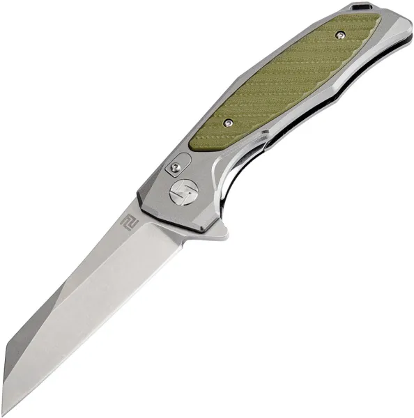 Artisan Megahawk Linerlock Green D2 ATZ1809PGGN