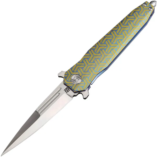 Artisan Hornet Framelock Blue S35VN ATZ1810GBU02