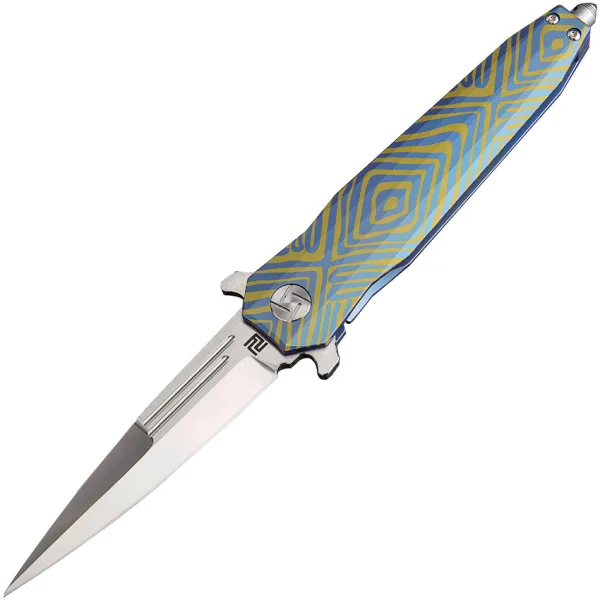 Artisan Hornet Framelock Blue S35VN ATZ1810GBU03