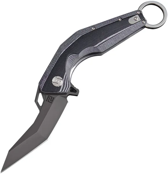 Artisan Cobra Linerlock Black D2 ATZ1811PBBGC