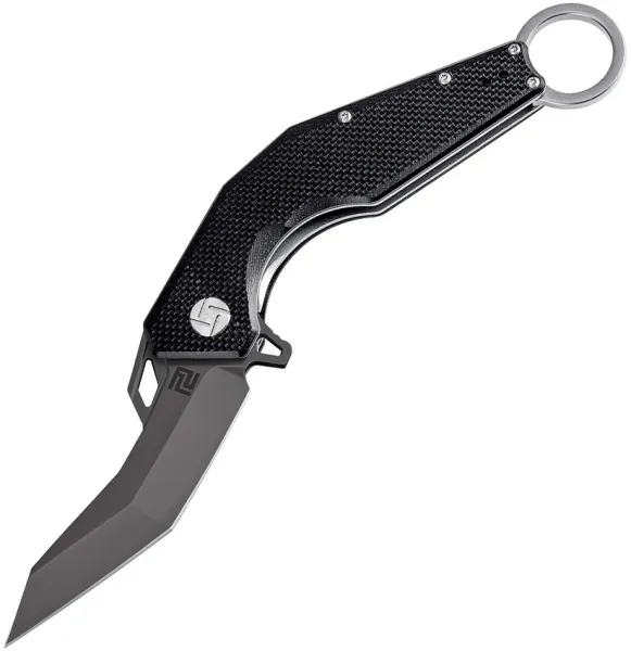 Artisan Cobra Linerlock Black D2 ATZ1811PBBKF