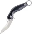 Artisan Cobra Linerlock Black/White D2 - ATZ1811PBGC