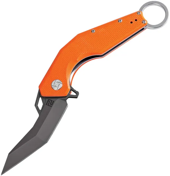 Artisan Cobra Linerlock D2 Orange ATZ1811PBOEF