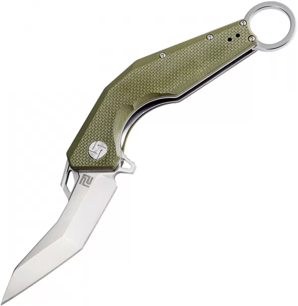 Artisan Cobra Linerlock Green D2 ATZ1811PGNF