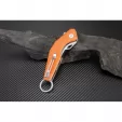 Artisan Cobra Linerlock Orange D2 ATZ1811POEF