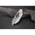 Artisan Apache Nomad Linerlock Gray D2 ATZ1813PGBK