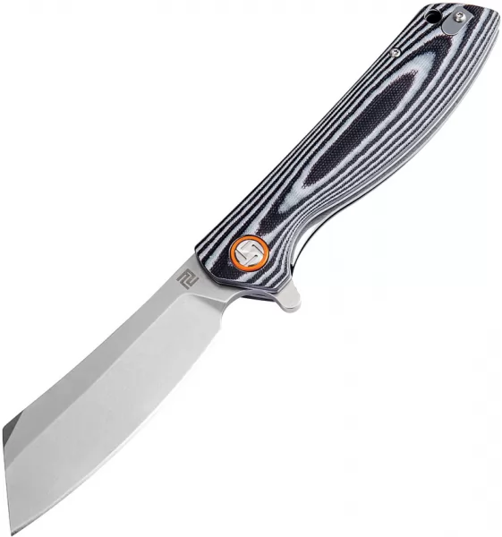 Artisan Tomahawk Linerlock Black-White ATZ1815PBGC