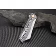 Artisan Tomahawk Linerlock Black-White ATZ1815PBGC