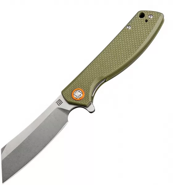 Artisan Tomahawk Linerlock D2 Green ATZ1815PSGNF