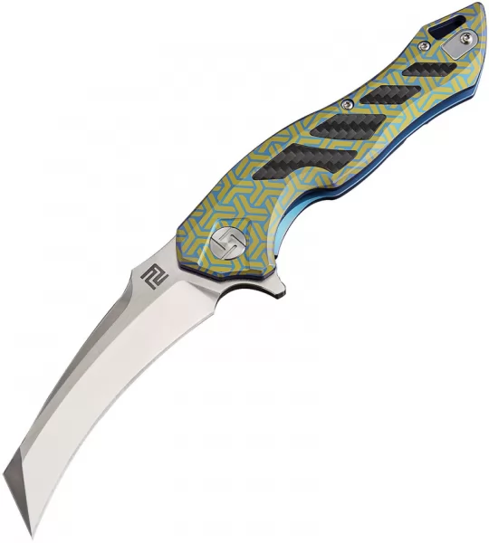Artisan Eagle Framelock Blue S35VN ATZ1816GBU02