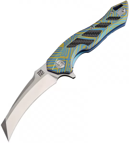 Artisan Eagle Framelock Blue S35VN ATZ1816GBU03