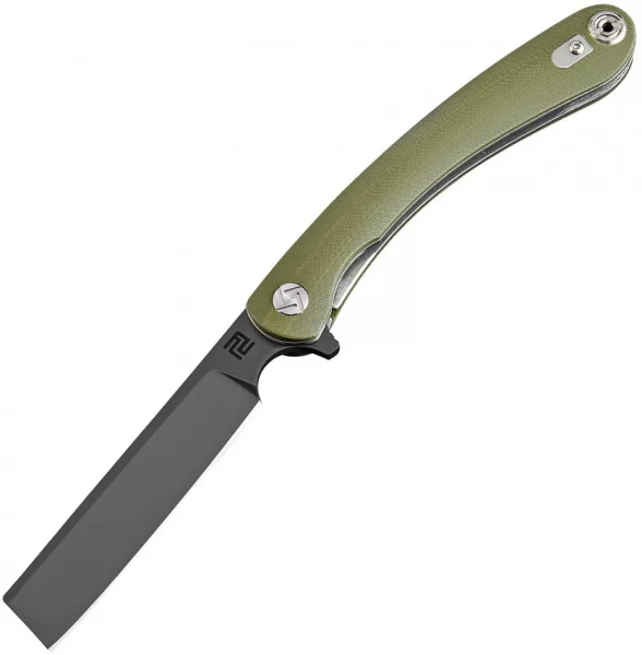 Artisan Orthodox Linerlock D2 Green ATZ1817PBGNC