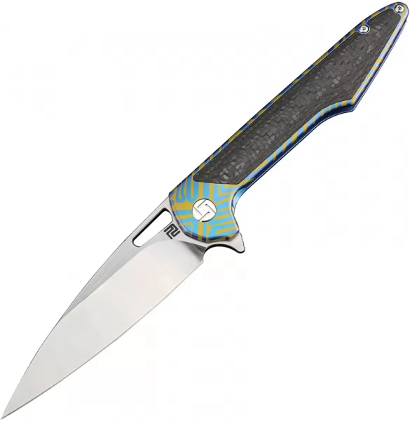 Artisan Archaeo Framelock Blue ATZ1821GBU02