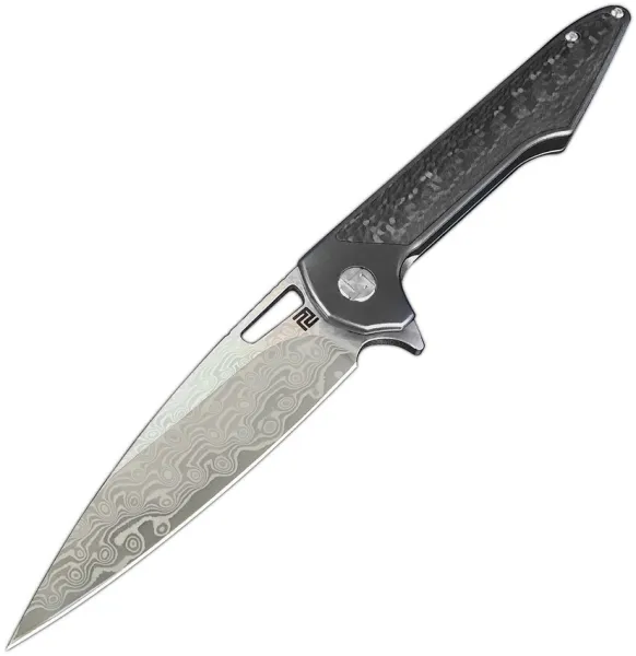 Artisan Archaeo Framelock Black Dam ATZ1821GDBK
