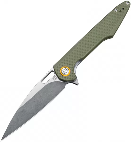 Artisan Archaeo Linerlock Green ATZ1821PGNF