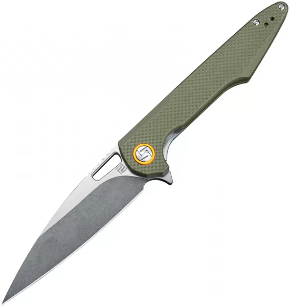 Artisan Small Archaeo Linerlock Green ATZ1821PSGNF