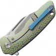 Artisan Wren Framelock Blue-Gold ATZ1825GBU02