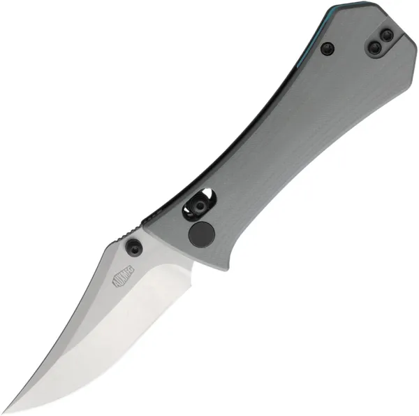 Auxiliary Manufacturing Pocket Bowie Crossbar Lock Gry AUX004GRY
