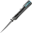 Auxiliary Manufacturing Pocket Bowie Crossbar Lock Gry AUX004GRY