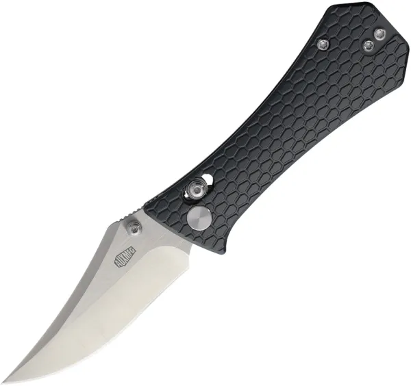 Auxiliary Manufacturing Pocket Bowie Crossbar Lock Gry AUX009GRY