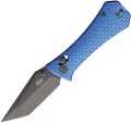 Auxiliary Manufacturing Coffin Tanto Crossbar Lock Blu - AUX010BLU