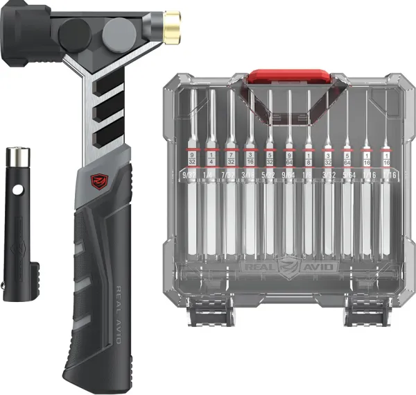 Real Avid Master Hammer and Punch Set AVAMHAPS