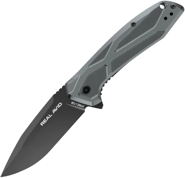 Real Avid RAV 2 Linerlock A-O Gray AVRAV2