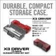 Real Avid X3 Driver 13-Piece Bit Set AVX3GBS13