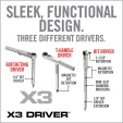Real Avid X3 Driver 13-Piece Bit Set AVX3GBS13