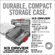 Real Avid X3 Driver 52-Piece Set AVX3SGBS52