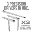 Real Avid X3 Driver 52-Piece Set AVX3SGBS52