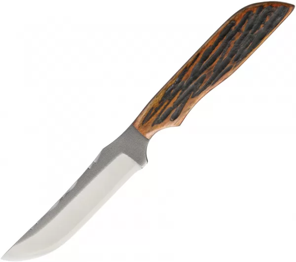 Anza Fixed Blade Amber Bone knives AZ711AJB