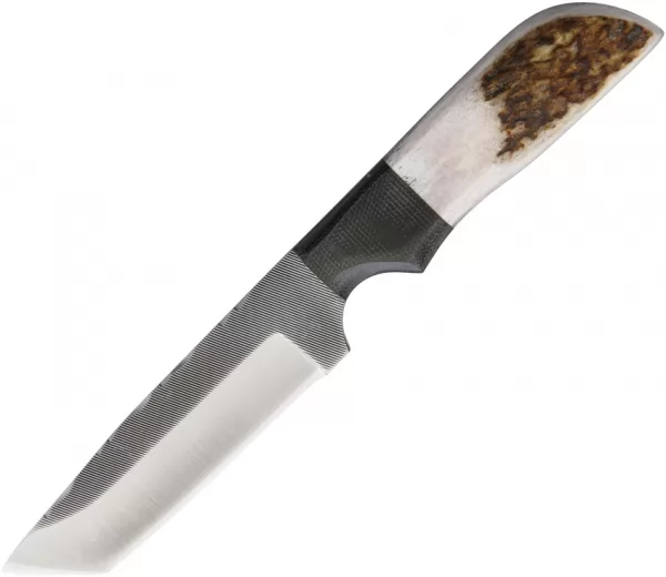 Anza Fixed Blade Elk And Micarta knives AZMC7E