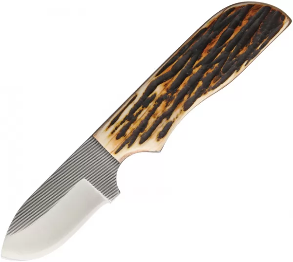 Anza Fixed Blade Amber Bone knives AZSAJB