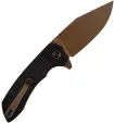 Tenable Knives Entity Button Lock Rose Gold B1036F1