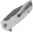 Tenable Knives Entity Button Lock Silver B1036F3