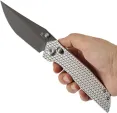 Tenable Knives Deadite Crossbar Lock Silver B1081V2
