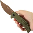 Tenable Knives Orion Linerlock CNC Grn B1089C2