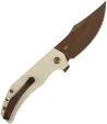 Tenable Knives Orion Linerlock CNC Ivory B1089C5