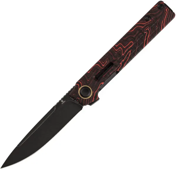 Tenable Knives Kitpu Linerlock Blk-Red Gmas B2123A4