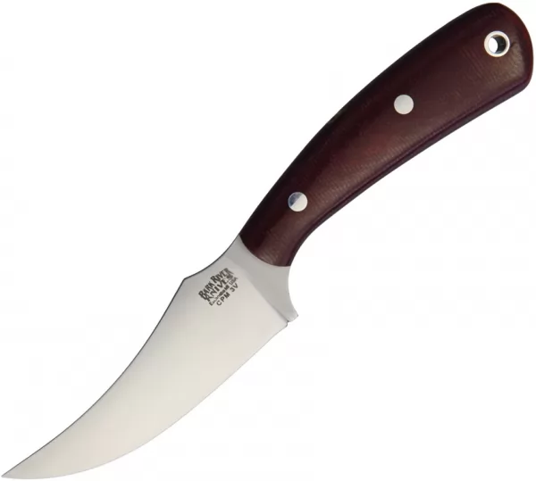 Bark River Fingerling Burgundy Canvas knives BA01052MBU