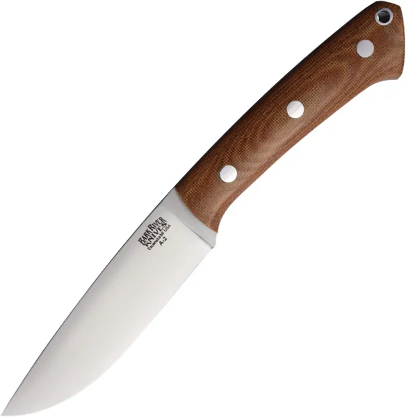 Bark River Fox River Natural Canvas Micar knives BA01113MNC