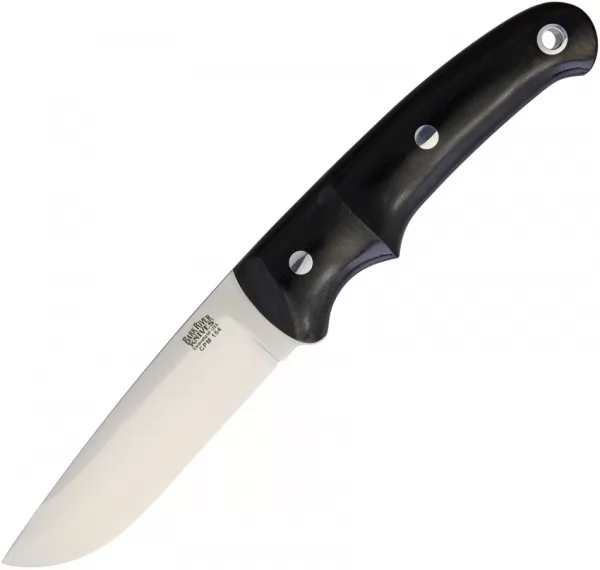 Bark River Drop Point Hunter Black CPM154 knives BA02157MBC